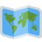 World Map emoji on Twitter